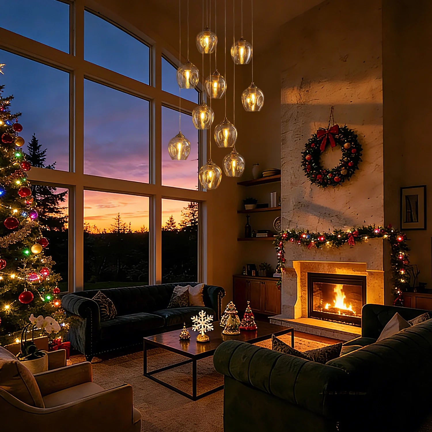 aura-luxury-glass-chandelier-in-living-room-Feyran-lighting