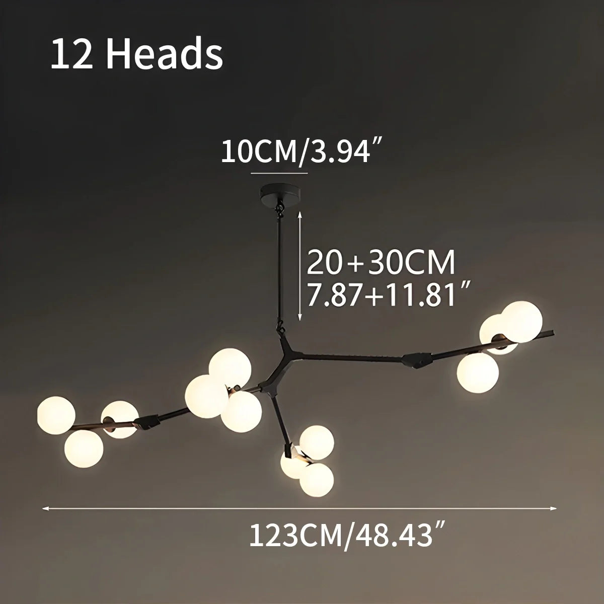 Feyran Nordic Magic Bean Chandelier for Dining Area