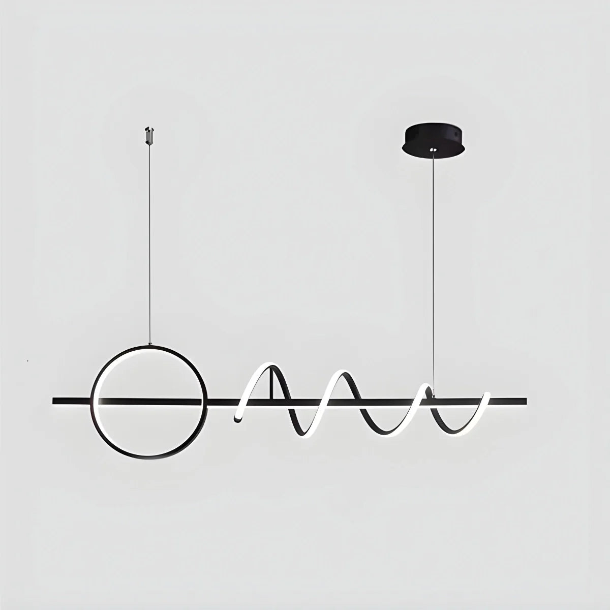 Feyran LED Minimalist Long Pendant Light for Kitchen Island