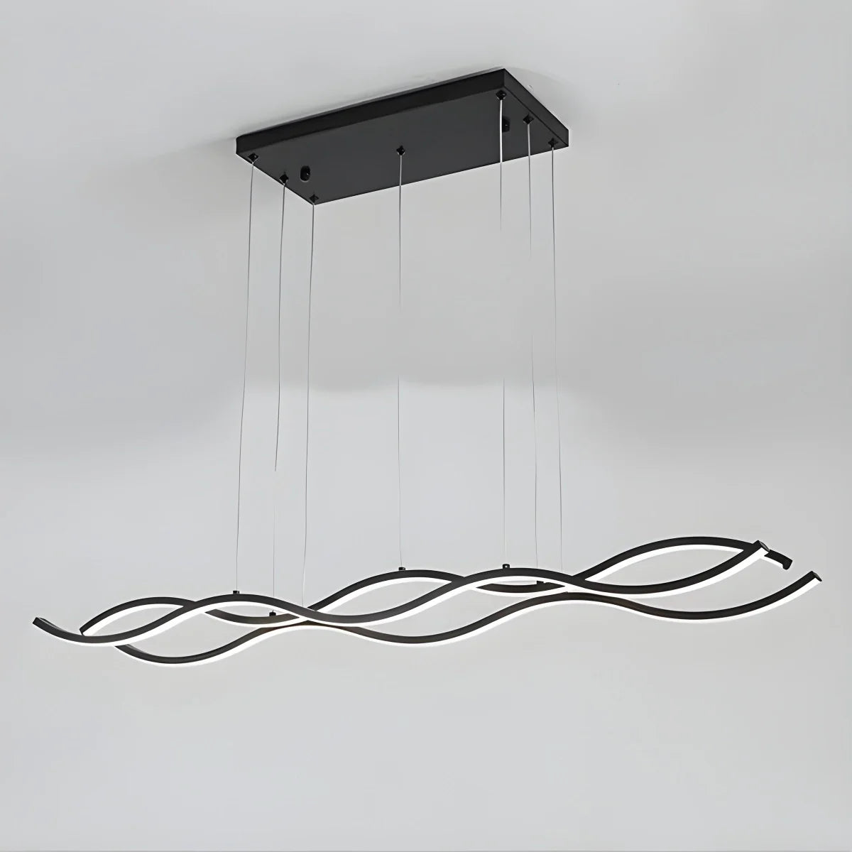 Feyran Nordic Minimalist Wave Long Pendant Light