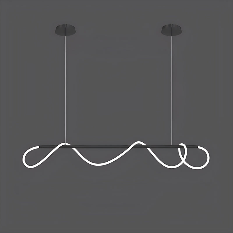 Feyran Modern Long Hose Led Pendant Light for Dining Room