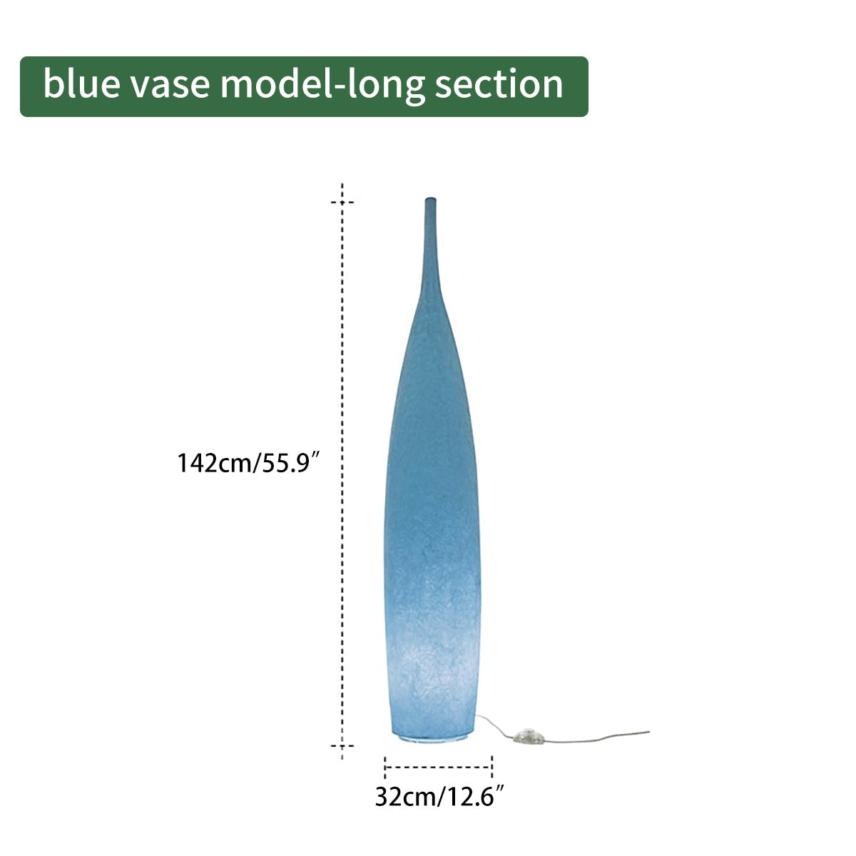 Feyran Colorful Vases Outdoor Floor Lamp