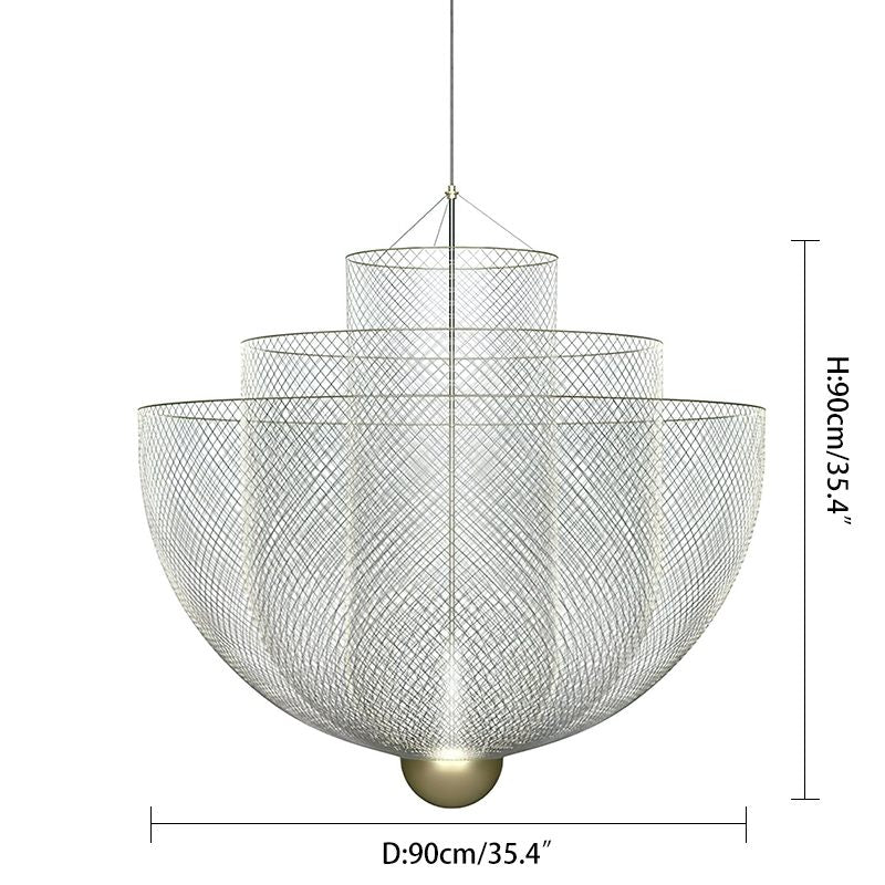 Feyran Meshmatics Hanging Lamp for Kitchens Dining Room