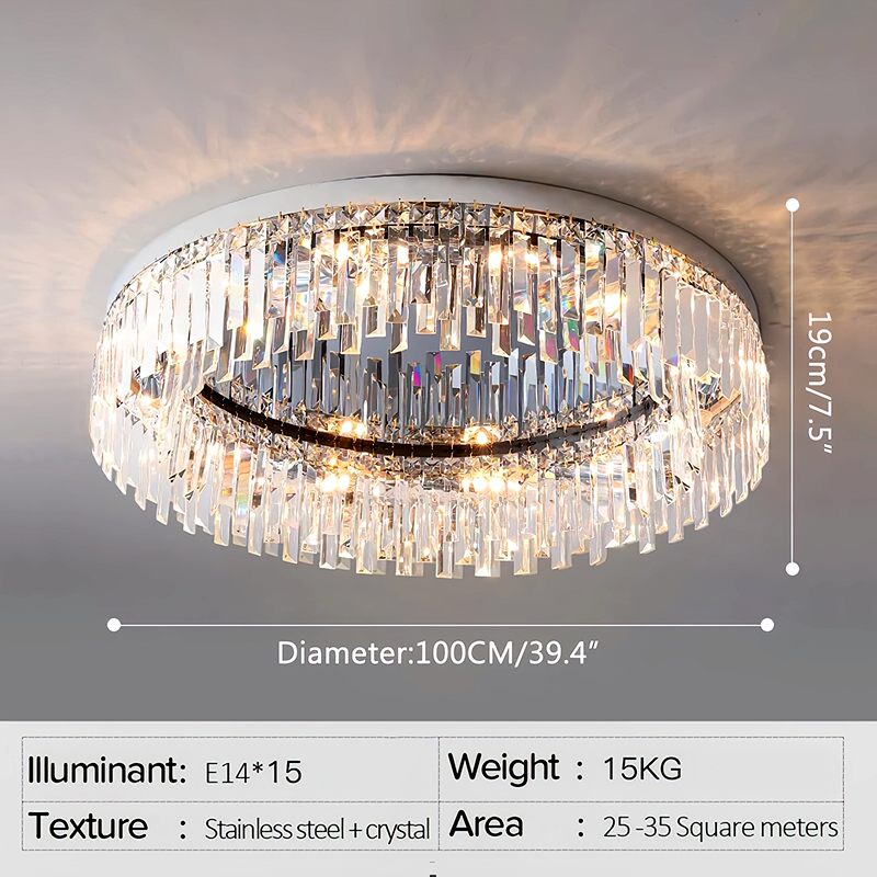 Feyran Light Luxury Crystal Ceiling & Pendant Light