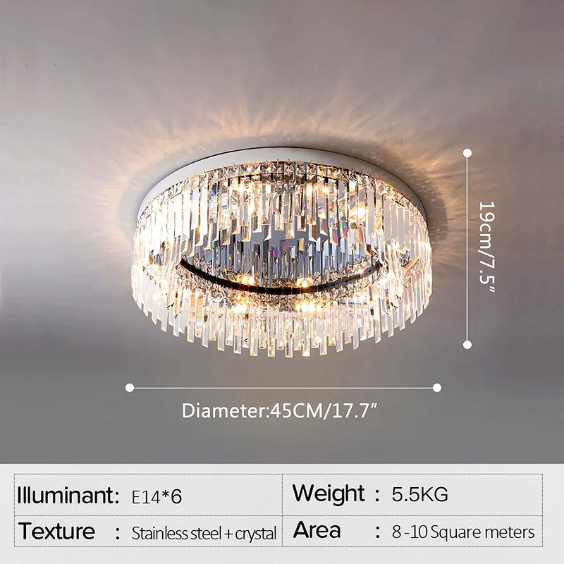 Feyran Light Luxury Crystal Ceiling & Pendant Light