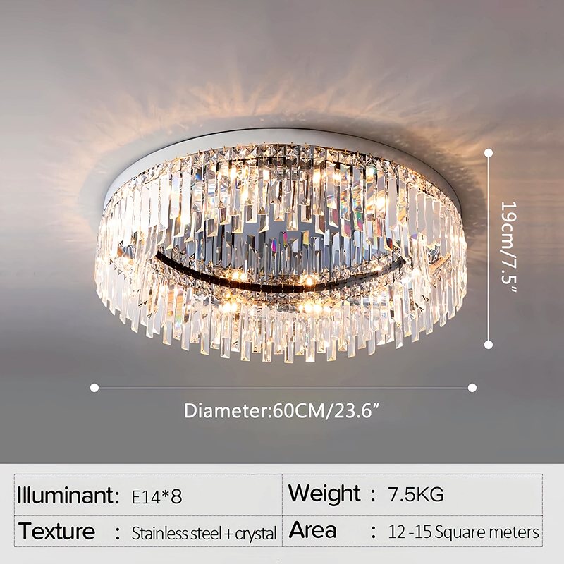 Feyran Light Luxury Crystal Ceiling & Pendant Light