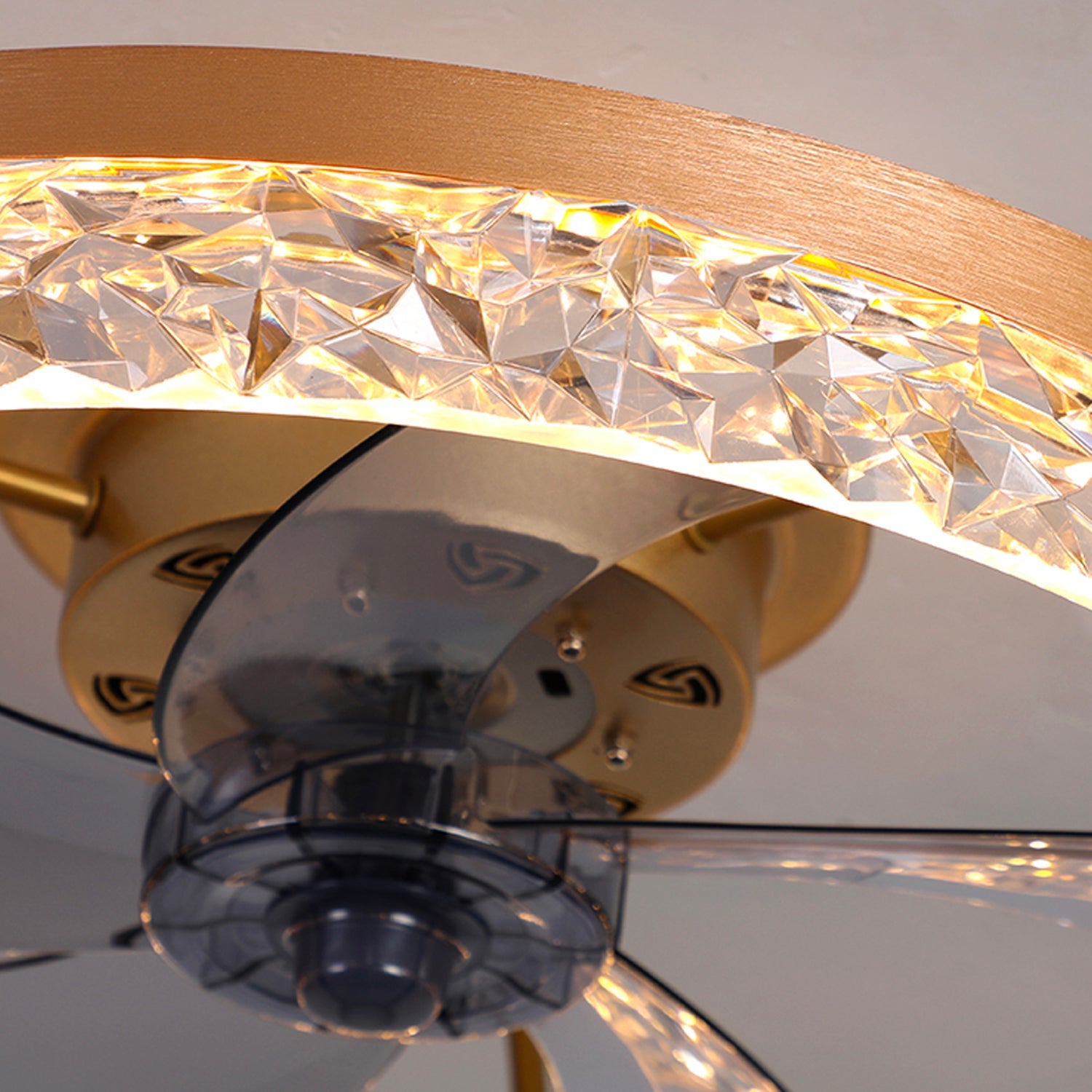 Circular CeilingFan Light Modern And Simple Creative Embedded Integrated detailds|Feyran