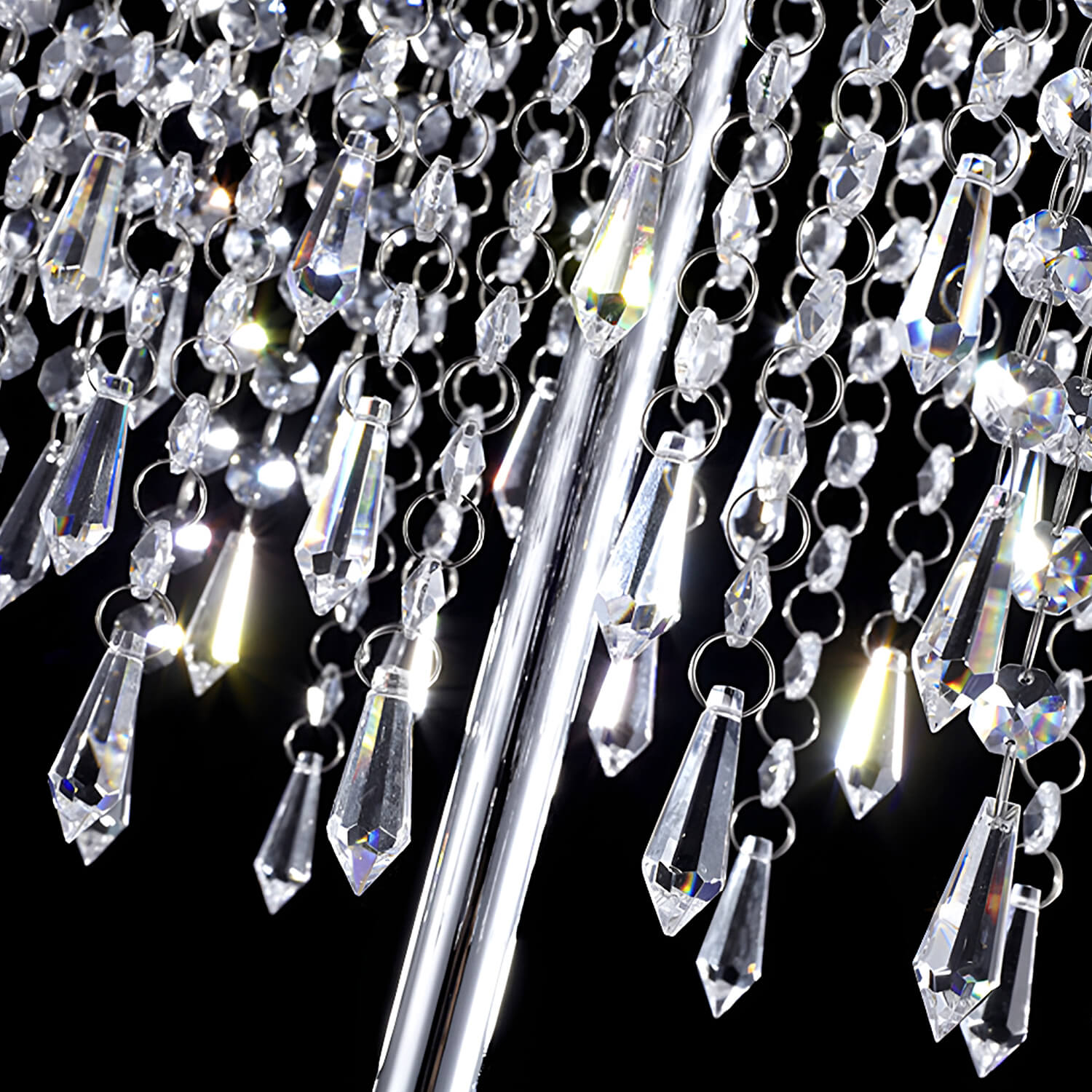 Crystal Floor Lamp for Bedroom Vertical Glass Square Lamp-details-1 | Feyran