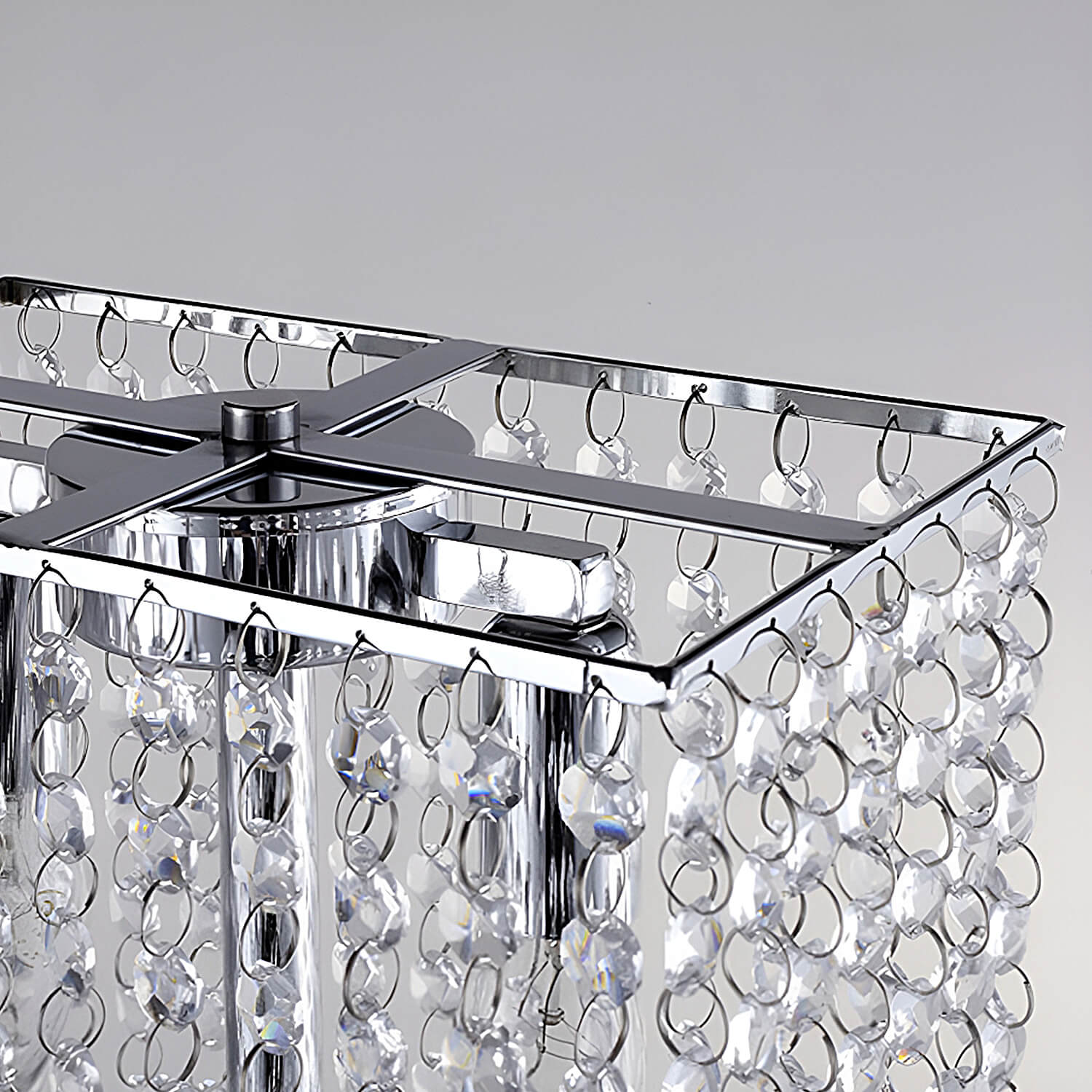 Crystal Floor Lamp for Bedroom Vertical Glass Square Lamp-details-2 | Feyran