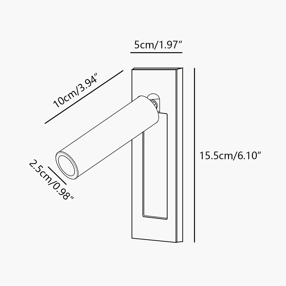 Feyran Embedded Bedside Sconce for Bedroom
