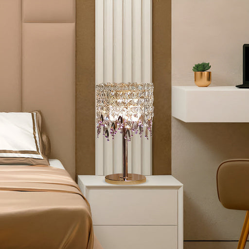 Decorative Modern Living Room Bedroom Creative Crystal Bedside table lamp-bed-room-1 |Feyran