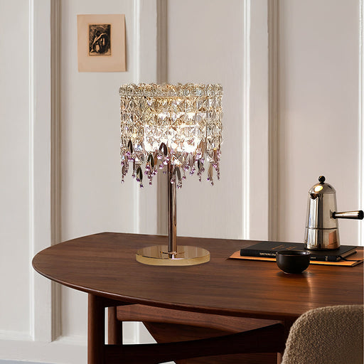 Decorative Modern Living Room Bedroom Creative Crystal Bedside table lamp-living-room-1 |Feyran