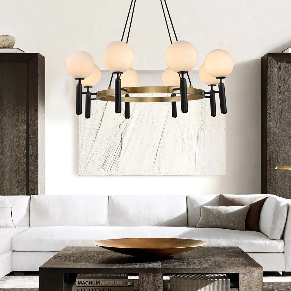 designer-black-gold-globe-chandelier-installed-in-living-room-ch4224-20250711-Feyran-lighting
