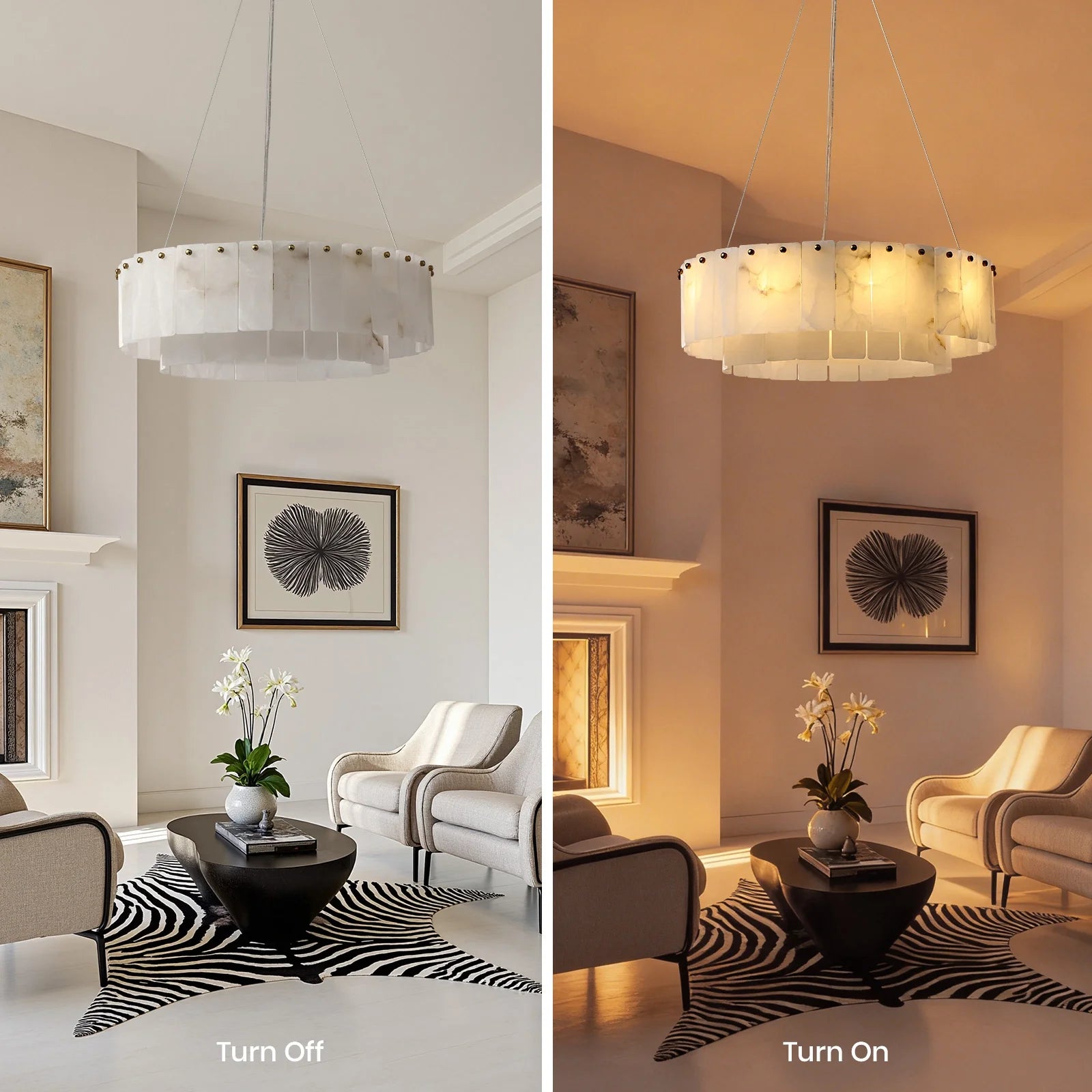 elara-alabaster-glow-round-chandelier-ch467-Feyran-lighting
