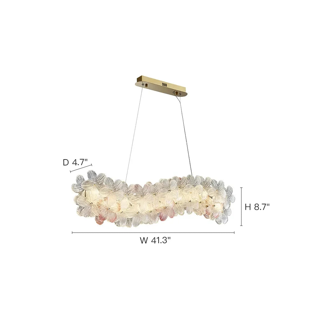 dimension-of-elegant-floral-glass-linear-chandelier-ch449-20250806-Feyran-lighting
