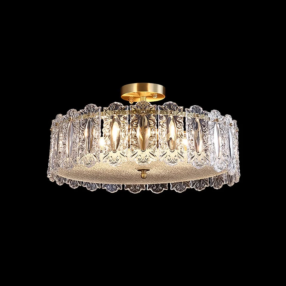 elegant-glass-flush-mount-ceiling-light-image-with-black-background-ch420-20250704-Feyran-lighting