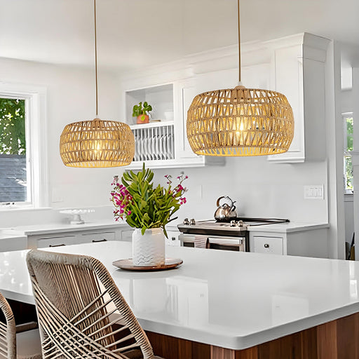 farmhouse-basket-weave-chandelier-wooden-base-ch391-20250530-dining-room-Feyran-Lighting