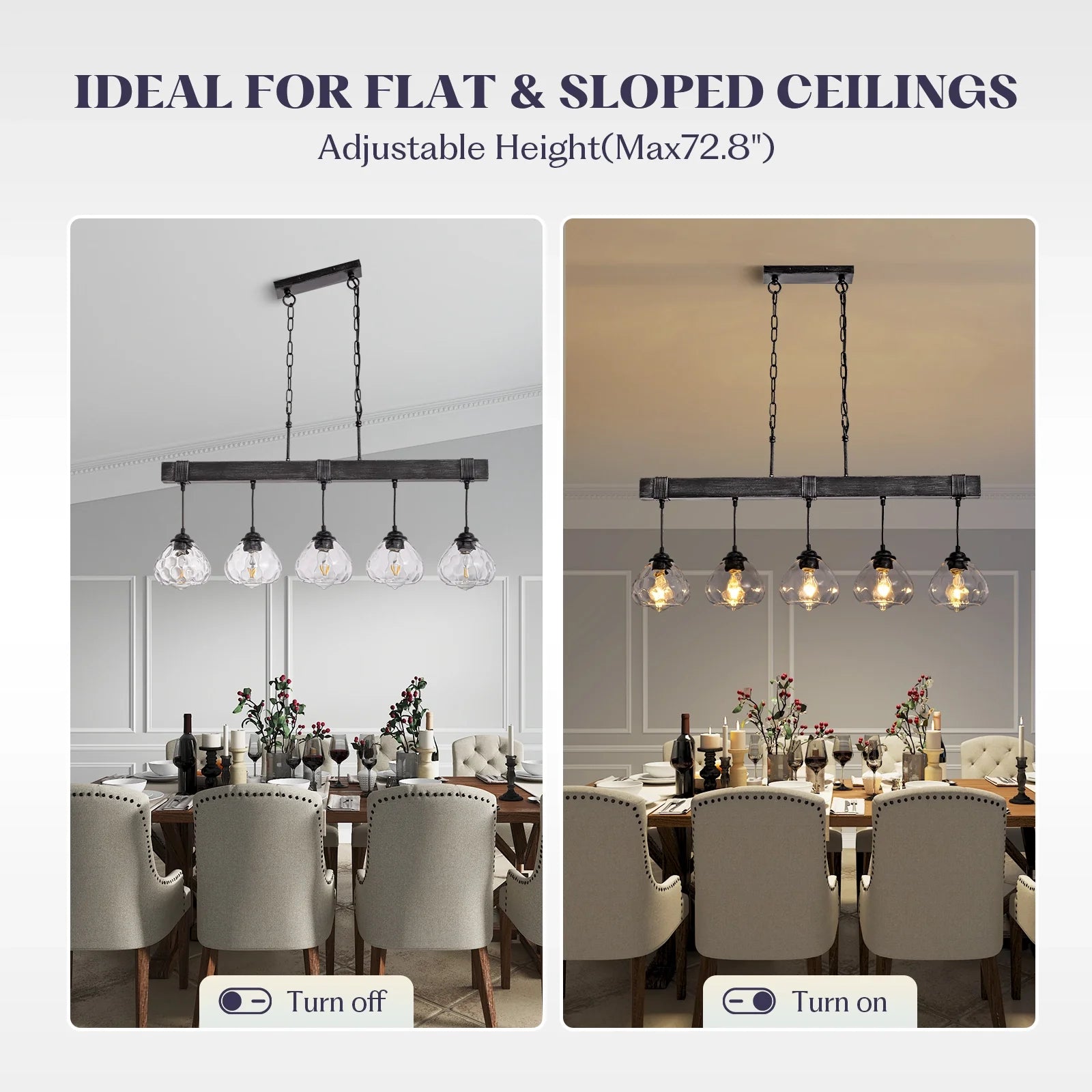farmhouse-chic-crystal-glass-pendant-chandelier-versatile-installation-Feyran-lighting
