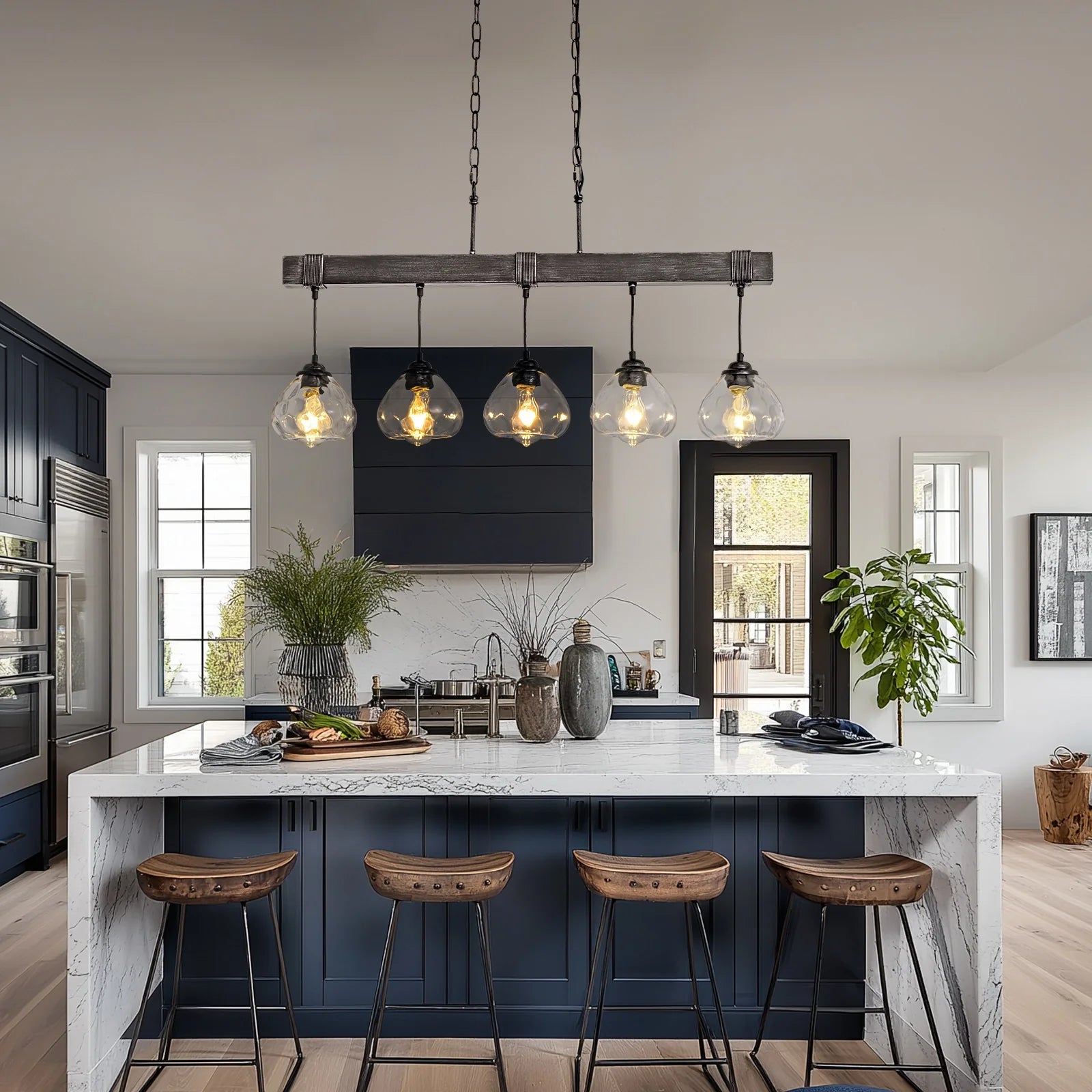 farmhouse-chic-crystal-glass-pendant-chandelier-Feyran-lighting