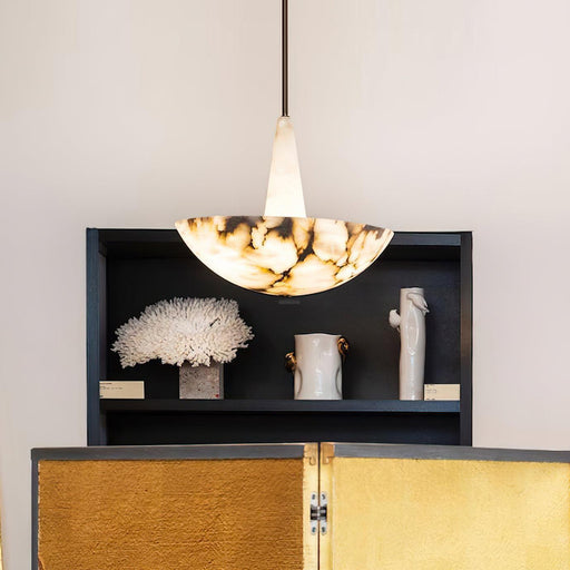 Domus Alabaster Round Chandelier - Melin Lamps