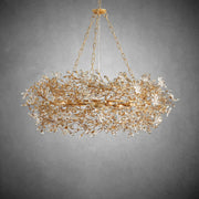 Fiore Crown Chandelier 39" 48" 60"-Chandelier-Feyran-GOLD-39"-Feyran
