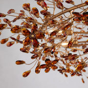 Fiore Crown Chandelier 39" 48" 60"-Chandelier-Feyran-GOLD-39"-Feyran