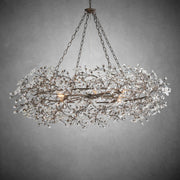 Fiore Crown Chandelier 39" 48" 60"-Chandelier-Feyran-GOLD-39"-Feyran