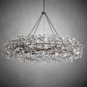 Fiore Crown Chandelier 39" 48" 60"-Chandelier-Feyran-GOLD-39"-Feyran