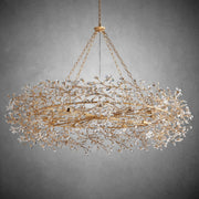 Fiore Crown Chandelier 39" 48" 60"-Chandelier-Feyran-GOLD-48"-Feyran