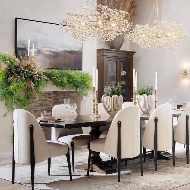 Fiore Crown Chandelier 39" 48" 60"-Chandelier-Feyran-GOLD-39"-Feyran