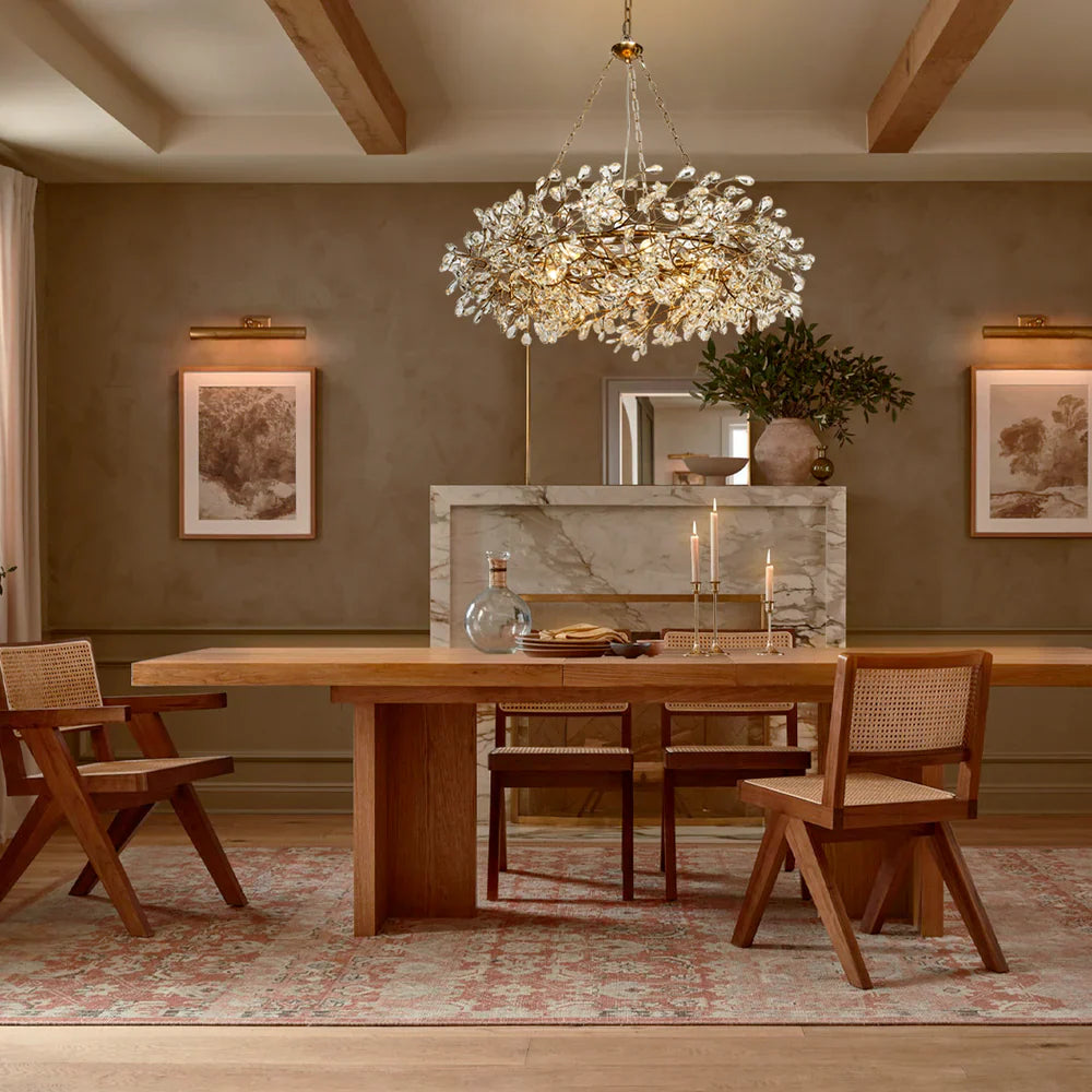 Fiore Crown Chandelier 39" 48" 60"-Chandelier-Feyran-GOLD-39"-Feyran