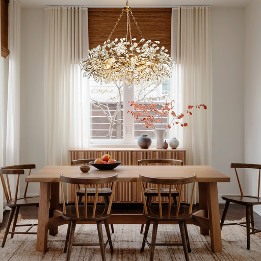 Fiore Crown Chandelier 39" 48" 60"-Chandelier-Feyran-GOLD-39"-Feyran