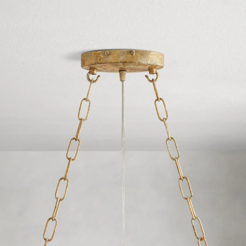 Fiore Linear Chandelier 43" 51" 68"W-Chandelier-Feyran-GOLD-43"-Feyran