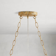 Fiore Linear Chandelier 43" 51" 68"W-Chandelier-Feyran-GOLD-43"-Feyran