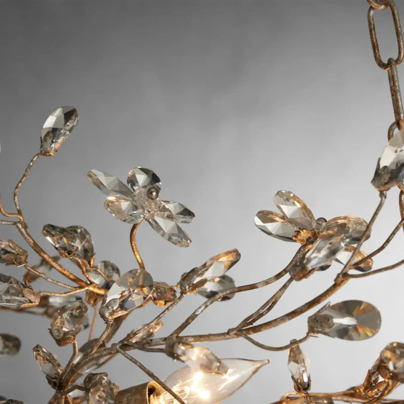 Fiore Linear Chandelier 43" 51" 68"W-Chandelier-Feyran-GOLD-43"-Feyran