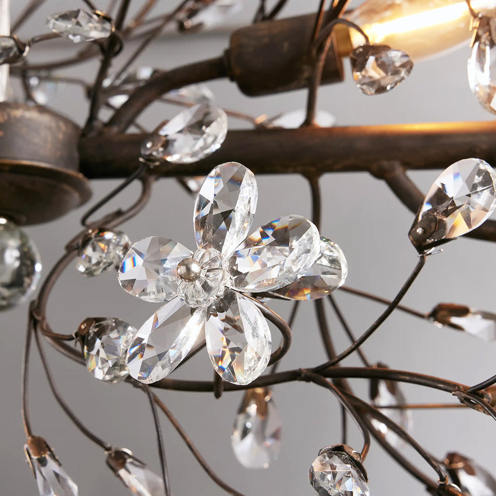 Fiore Linear Chandelier 43" 51" 68"W-Chandelier-Feyran-GOLD-43"-Feyran