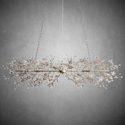 Fiore Linear Chandelier 43" 51" 68"W-Chandelier-Feyran-SILVER-68"-Feyran