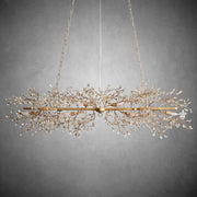 Fiore Linear Chandelier 43" 51" 68"W-Chandelier-Feyran-GOLD-68"-Feyran