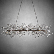 Fiore Linear Chandelier 43" 51" 68"W-Chandelier-Feyran-BRONZE-68"-Feyran