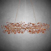 Fiore Linear Chandelier 43" 51" 68"W-Chandelier-Feyran-GOLD-43"-Feyran
