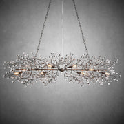 Fiore Linear Chandelier 43" 51" 68"W-Chandelier-Feyran-GOLD-43"-Feyran