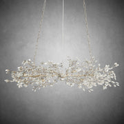 Fiore Linear Chandelier 43" 51" 68"W-Chandelier-Feyran-GOLD-43"-Feyran