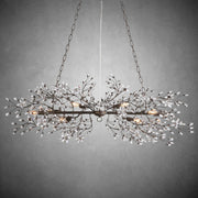 Fiore Linear Chandelier 43" 51" 68"W-Chandelier-Feyran-GOLD-43"-Feyran