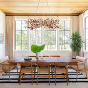 Fiore Linear Chandelier 43" 51" 68"W-Chandelier-Feyran-GOLD-43"-Feyran