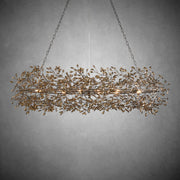 Fiore Oval Chandelier 62'' 74''-Chandelier-Feyran-GOLD-62"-Feyran