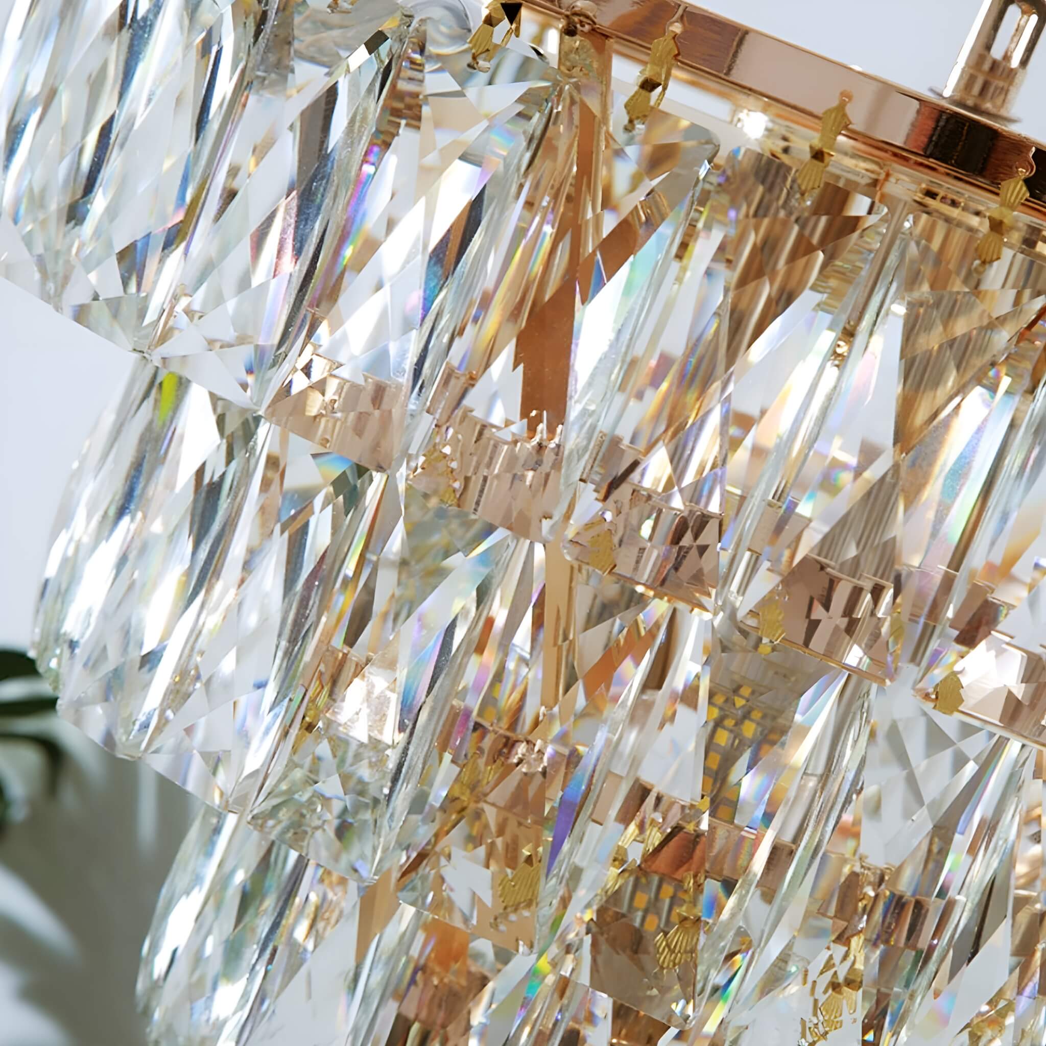 French Luxe Crystal Floor Lamp for Living Room and Bedroom -details|Feyran