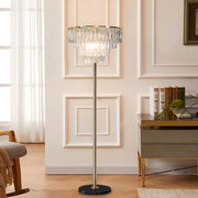 French Luxe Crystal Floor Lamp for Living Room and Bedroom -study-room|Feyran