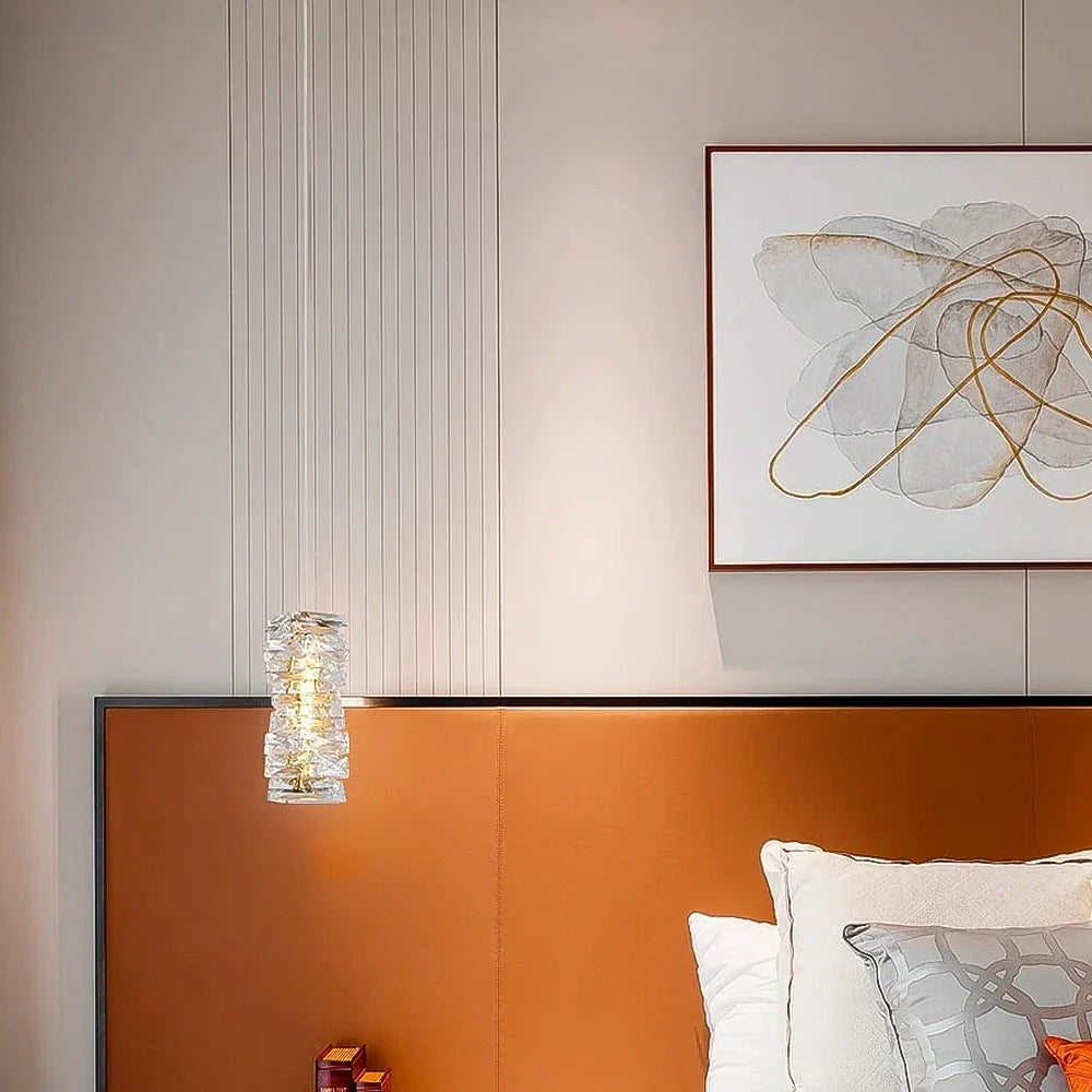 glam-stacked-crystal-pendant-light-installed-at-a-bedroom-nook-ch426-20250710-Feyran-lighting