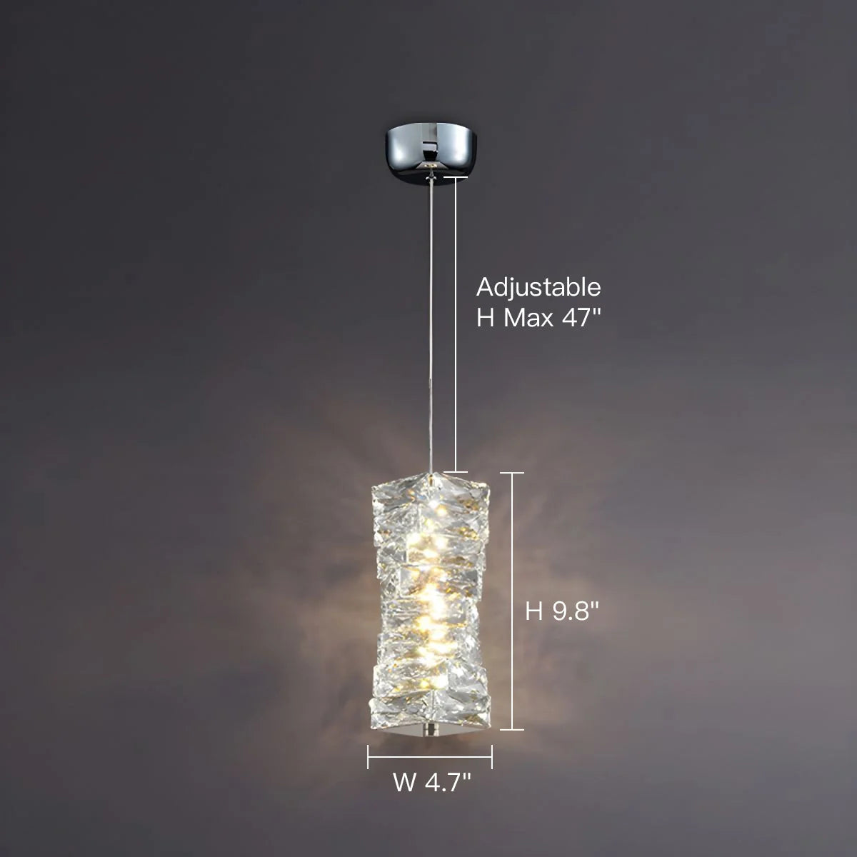 chrome-medium-size-glam-stacked-crystal-pendant-light-ch426-Feyran-lighting