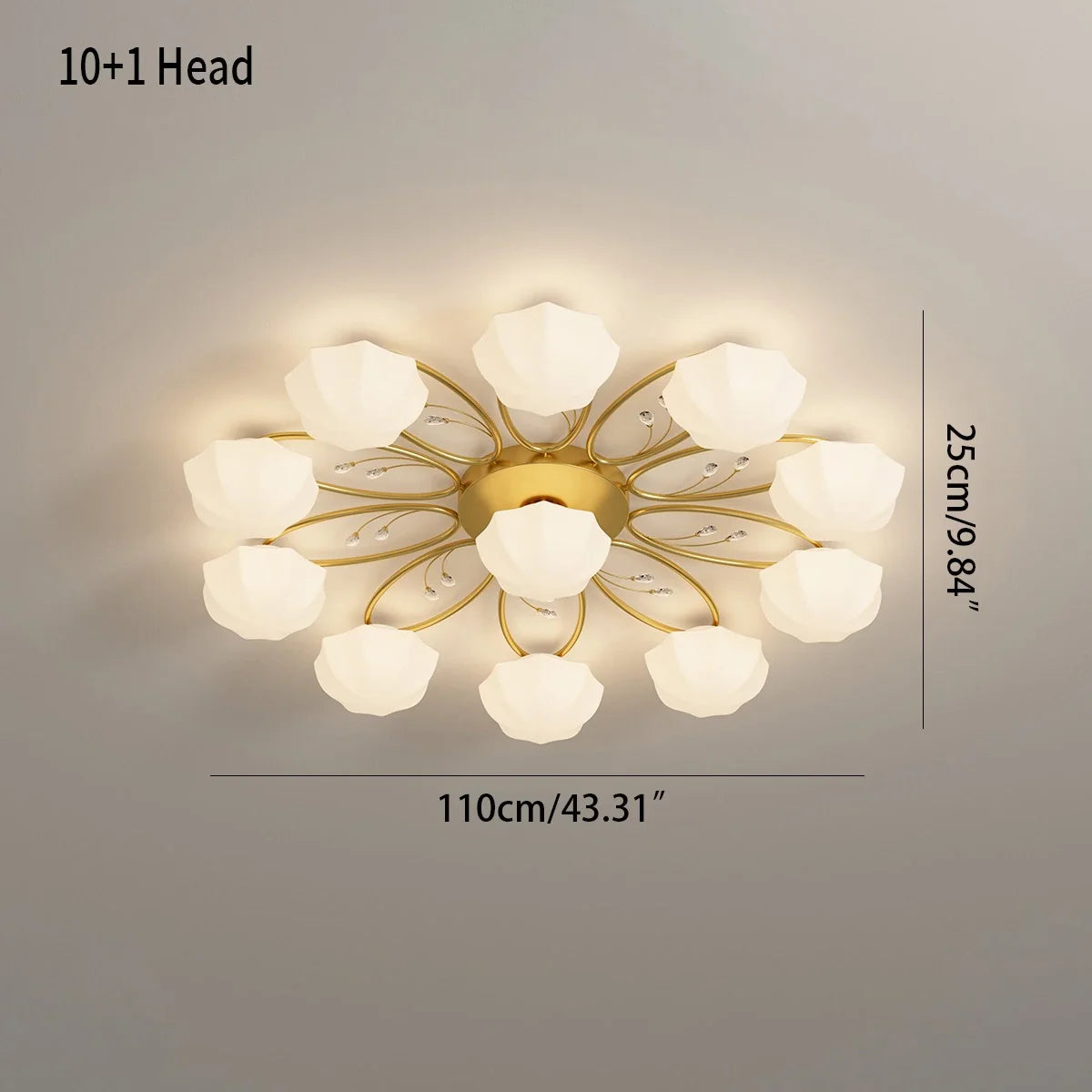 Feyran Light Luxury French Bud Ceiling Lamp